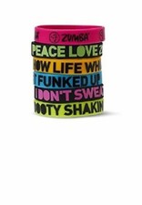 Zumba 6er Set Sportarmbänder Sportband Fitnessband Fitnessbänder Zumba Fitness