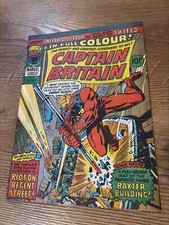 Captain Britain #8 -Marvel/British Comic - 1976 - Betsy Braddock becomes Psylock
