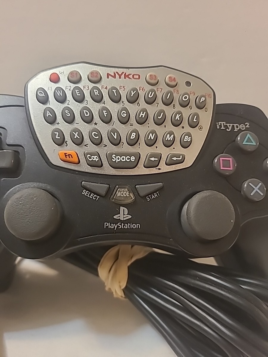 NYKO iType2 PlayStation 2 PS2 Wired Controller Keyboard