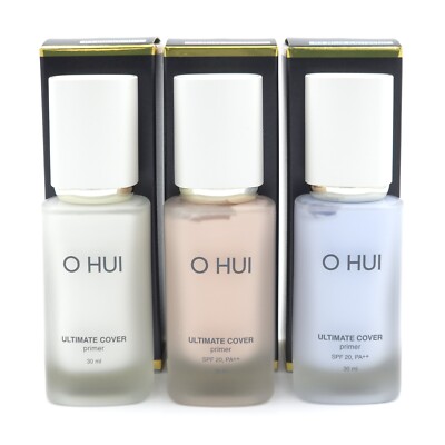 O HUI Ultimate Cover Primer 30ml 3 Type Color Dense Flawless Skin Look K-Beauty