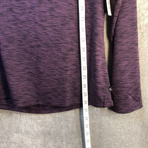 Marika Women's XL Work Out Open Back Twist Purple Long Sleeve Scoopneck Jersey - Picture 10 of 12