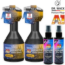 2x Dr. Wack High End Speed Detailer 500 ml und 2x High End Spray Wax 100 ml