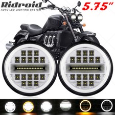 2PCS 5.75" Inch Motorcycle LED Headlight For Triumph Speed Triple 1050 2005-2010