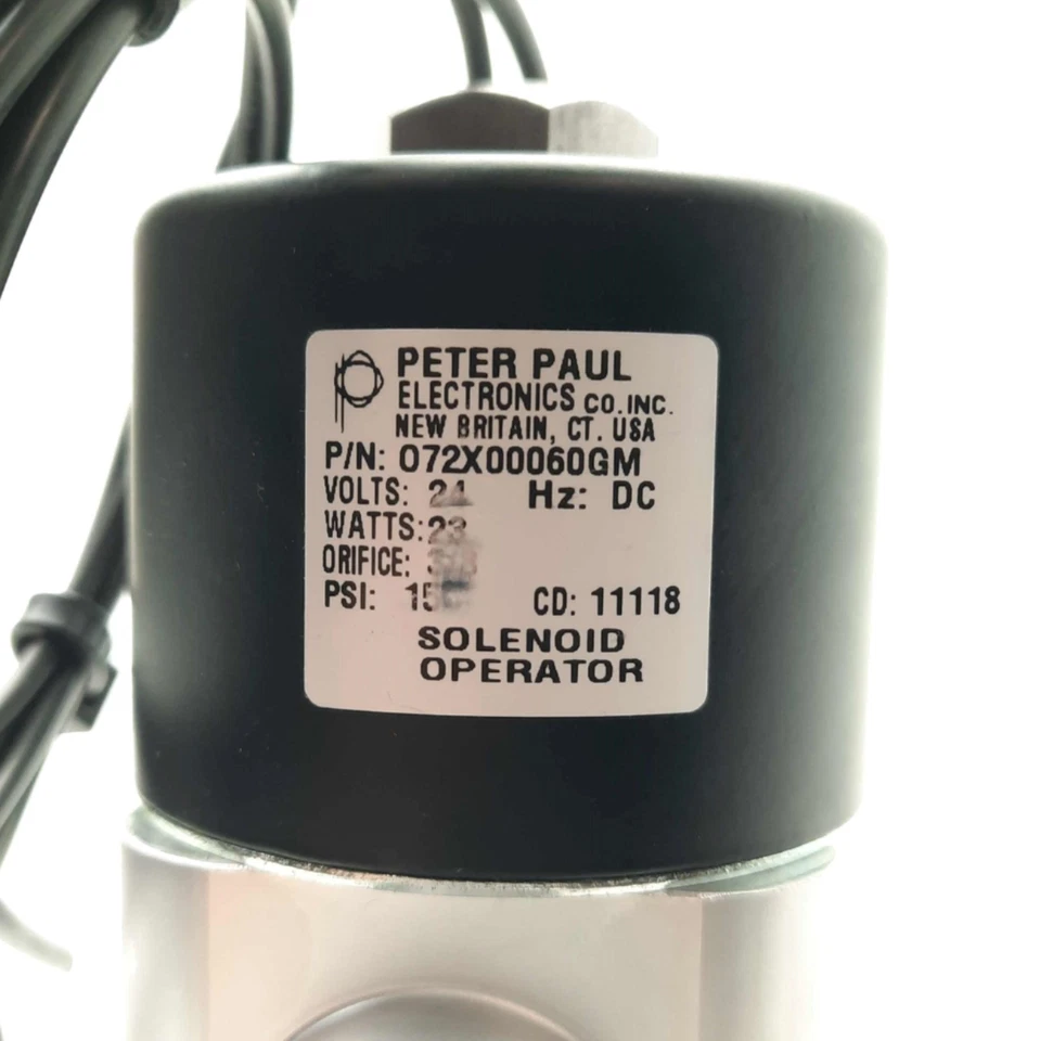 Agilent L9942-306 Vacuum Solenoid Valve 2-Way NC 3/8" Orifice NW25 150PSI 24VDC - Image 3 of 4