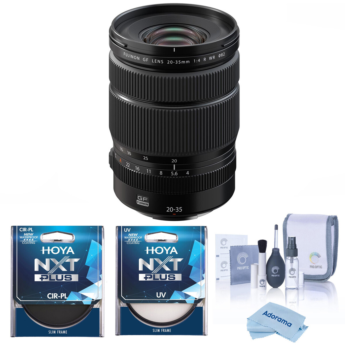 Fujifilm GF 20-35mm f/4.0 R WR Lens, Bundle with Hoya 82mm Fujifilm GF 20-35mm f/4.0 R WR Lens, Bundle with Hoya 82mm