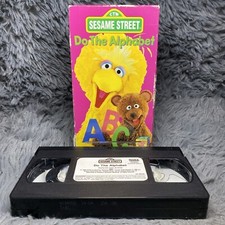 Sesame Street - Do the Alphabet VHS 1996 Big Bird Jim Henson Children’s Movie