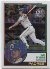 2018 Topps Series 2 WIL MYERS 1983 Silver Pack Chrome - SAN DIEGO PADRES - #62