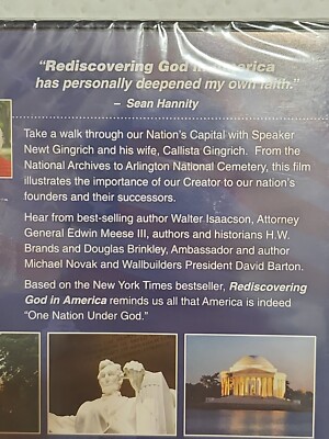 Rediscovering God in America - DVD Newt & Callista Gingrich - NEW