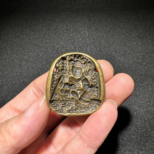 Old Chinese Tibetan Buddhism Copper Wipe the Buddha mould seal - Picture 3 of 5