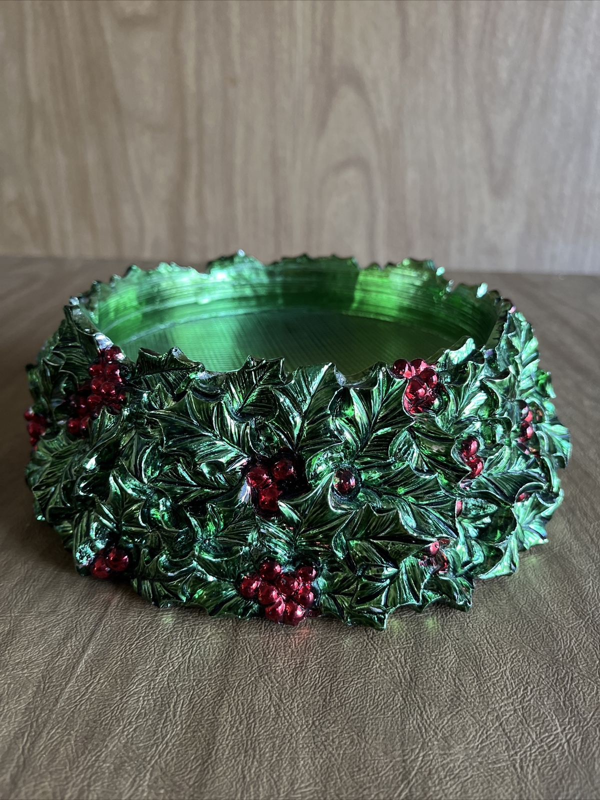 Homeworx By Harry Slatkin Holiday HOLLY Berry Decorative Pedestal Candle Holder eBay