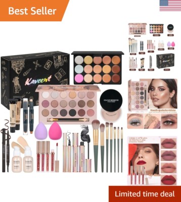 Teen and Women's Makeup Set - Complete All-in-One Essentials for Every Occasion