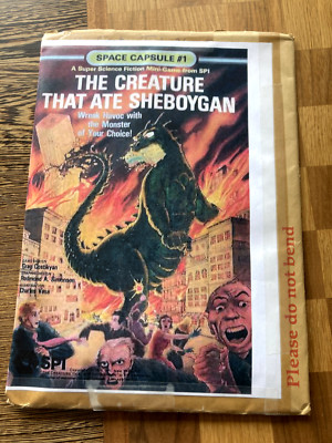 SPI The Creature That Ate Sheboygan Space Capsule #1 Zip Bag Verified Complete