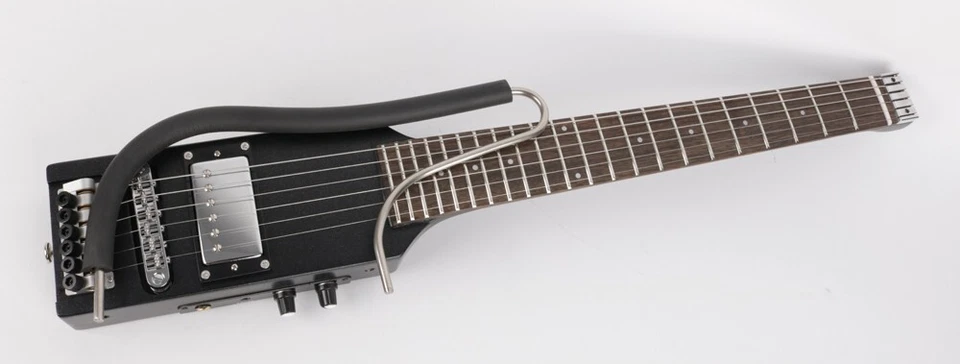 Ultra Short Scale E-Gitarre Reise Headless tragbar eingebauter Kopfhörer - Bild 4 von 4