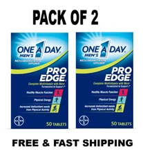 One A Day Men's Pro Edge Multivitamin Tablets, Multivitamins for Men, 50 Ct