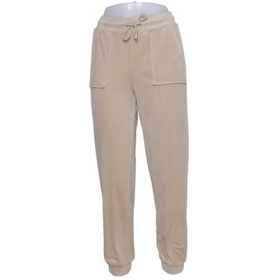 ONLY, Jogginghose, Größe: XS, Onlrebel Velvet Cuff Pants Cc Swt, Beige #C5T