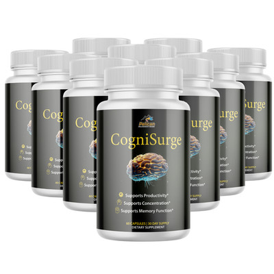 CogniSurge- Brain Support- 10 Bottles- 600 Capsules