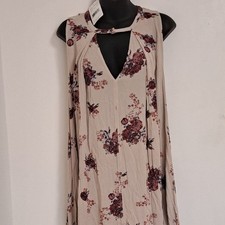 Free People Washed Stone Combo Swing Dress NWT Misses Size Medium