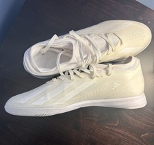 Adidas X Crazyfast.3 Mens Size 10 White Running Indoor Soccer Shoes Very Clean