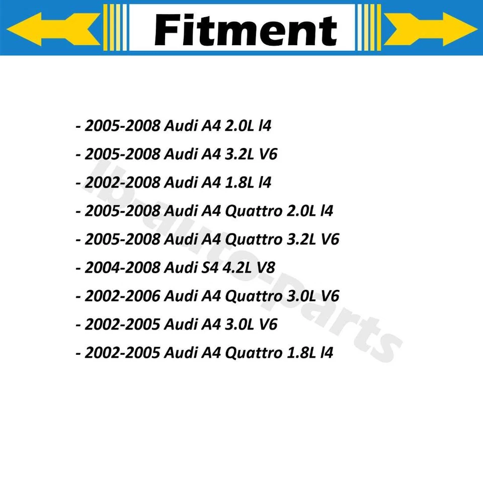 Manguera de freno delantera 2x para Audi A4 Quattro 2005 2006 2007 2008 2,0 L Foto 2 de 4