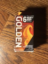 Golden Heavy Body Artist Acrylic Set - Intro Set of 6 NEW 22ml Painting Set