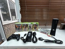 Microsoft Xbox 360 S 250GB Console Games Including Gears Of War 1,2,3 + Judgment