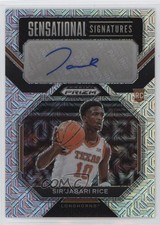 2023 Prizm Draft Picks Sensational Signatures Mojo 2/25 Sir'Jabari Rice Auto v9t
