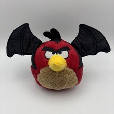 Hartz Angry Birds Halloween Vampire Red Plush Dog Toy With Squeaker Rare HTF