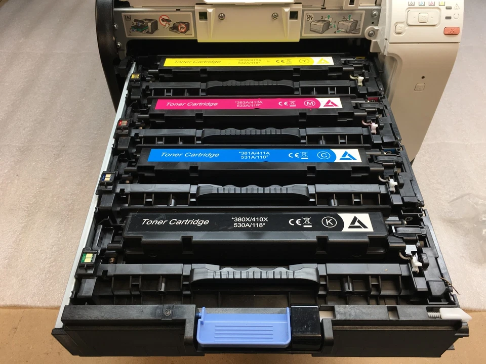 HP LaserJet Pro 400 M451nw Workgroup Color Printer, 9K Pages w/ Toner - TESTED - Image 3 of 4