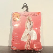California Costumes Marilyn Monroe Dress Adult Large 10-12 White Classic