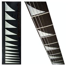 Fretboard Markers Inlay Stickers Decals for Guitars Bass - Shark-Fin Jackson