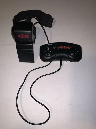 Vintage 1996 Tiger Electronic LCD Game System R-Zone, Tested! Missing Visor