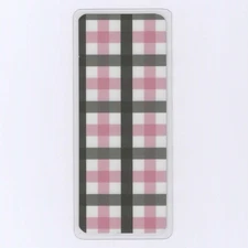 2x5 Inch Country Gingham Bookmark For Books, Gift For Bookworms & Book Lovers