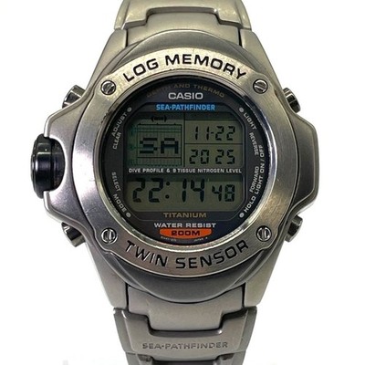 CASIO Pro Trek SPF-100 Sea Pathfinder Diving King Twin Sensor Working