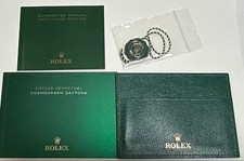 Rolex Genuine Booklet Tag Card Holder Set for Cosmograph Daytona x4 Items