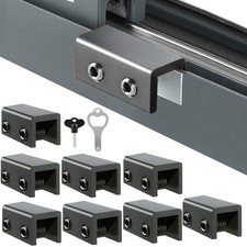 Sliding Window Locks 8 Sets , Security Window Locks with Keys, Adjustable Al...