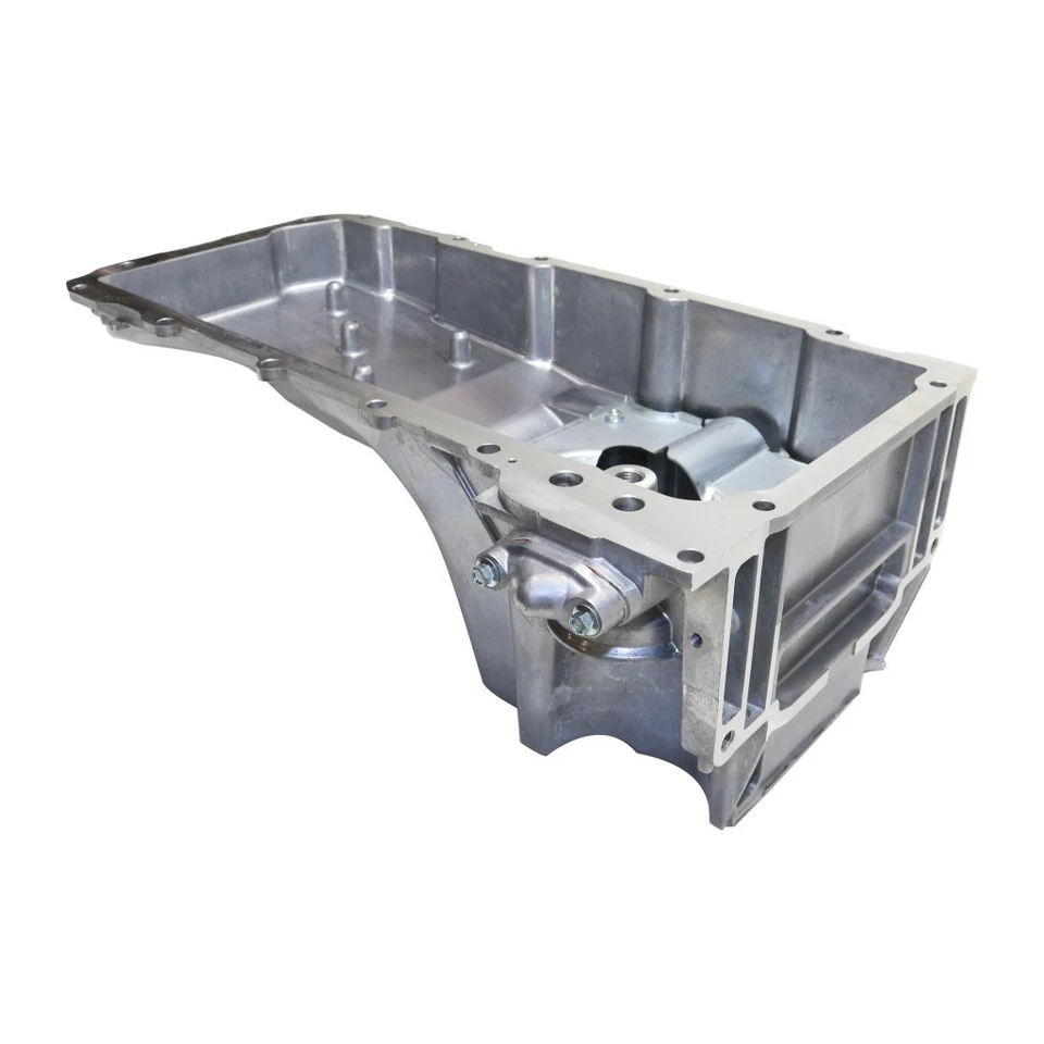 Para GMC Sierra 3500/2500 HD/1500 2007-2010 cárter de aceite | Aluminio 6 cuartos de galón de capacidad Foto 3 de 4