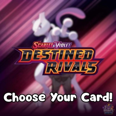 Pokemon Scarlet & Violet Destined Rivals Base Common & Uncommon - Pick Your Card