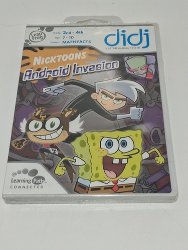 Leap Frog Nicktoons Android Invasion Didj Cust.Gaming System - 2nd-4thGrade Sealed - Bild 1 von 2