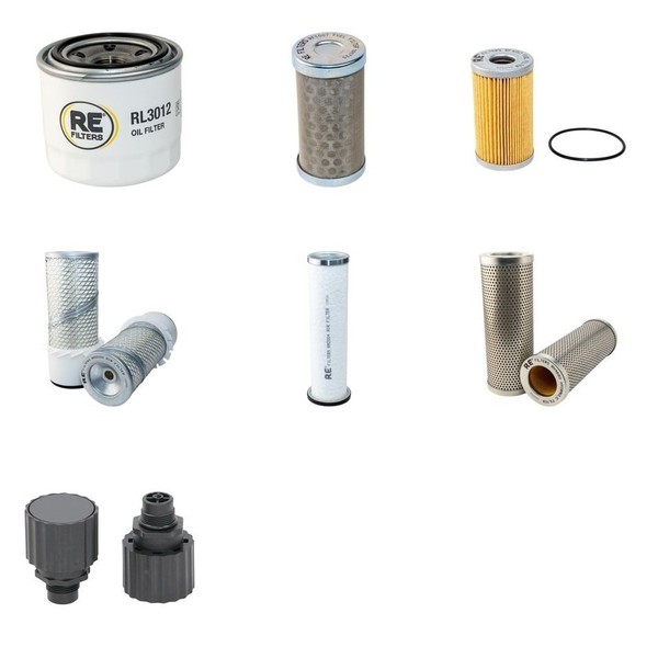 Filter Service KIT Passt FüR Ammann AV40 (K) Mit Yanmar 3TNE88 Motor-image
