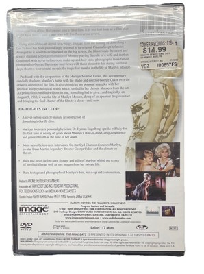 マリリン・モンロー：THE FINAL DAYS [DVD] 311BQDCXp-L._UF1000,1000_QL80_.jpg