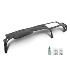 Dash Cover for Silverado Sierra 2007-2013 Dual Glovebox Style Black