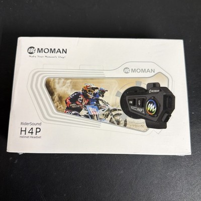 NEW! Moman Motorcycle Helmet Headset RS-H4P Motorbike Headphone FAST USA SHIP!