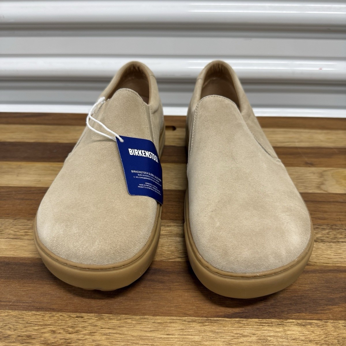 Birkenstock Oswego 45 Mens Size 12 Shoes Sandcastle Suede Comfort Slip-On Casual New Birkenstock Oswego Men main image 3
