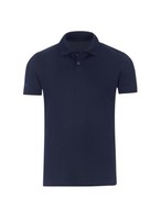 Trigema Herren Elast. Piqué Poloshirt, Blau(Navy), L EU