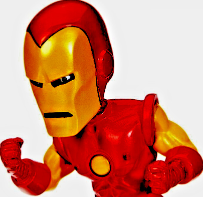 NEW!! Marvel Classic Silver Age INVINCIBLE IRON MAN NECA Head Knocker Bobblehead