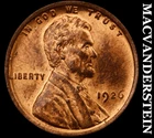 1926 Lincoln Wheat Cent - Choice Gem Brilliant Uncirculated  Lustrous  #J8488