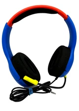 PDP Airlite Nintendo Switch Wired Headset w/ Mic Blue/Red TESTED