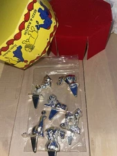 New Reed &Barton Silverplate Circus Animals Birthday Candleholders Set Of 6