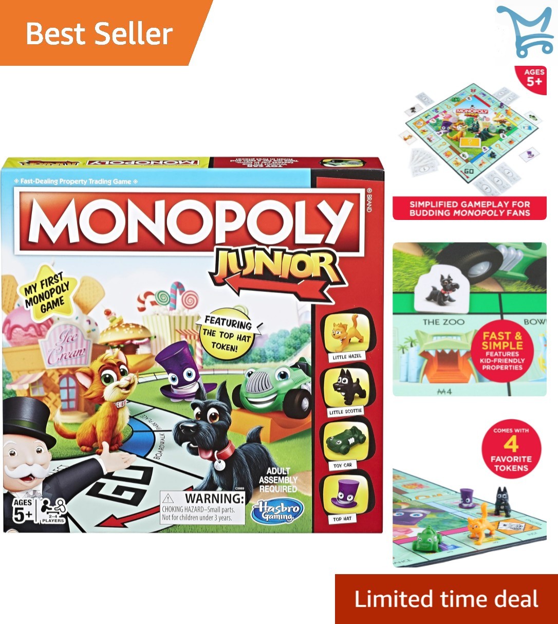 For Kids 4 Players Ages 5+ Family Fun Gift