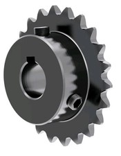 23 Tooth Roller Chain Sprocket B Hardened Teeth 25 Chain Sigle Strand 1/4-Inc...